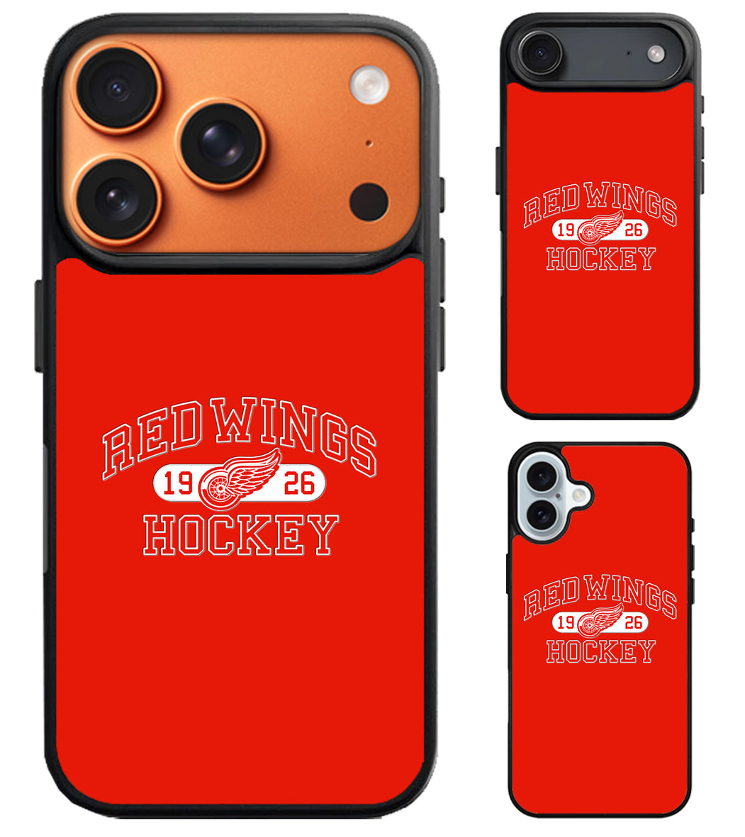 Detroit Red Wings Hockey iPhone Air | iPhone 17 | 17 Pro | 17 Pro Max Case