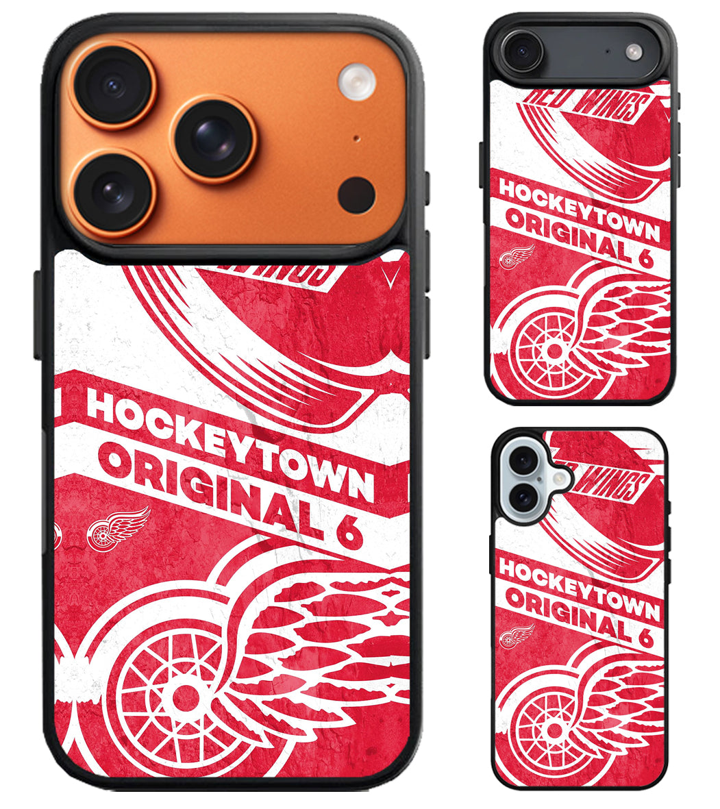 Detroit Red Wings Hockeytown iPhone Air | iPhone 17 | 17 Pro | 17 Pro Max Case