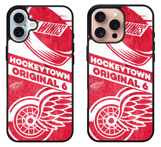 Detroit Red Wings Hockeytown iPhone 16 | 16 Plus | 16 Pro | 16 Pro Max Case