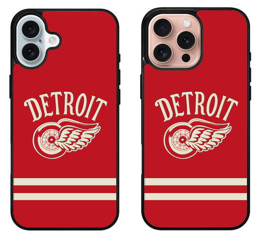 Detroit Red Wings Logo iPhone 16 | 16 Plus | 16 Pro | 16 Pro Max Case
