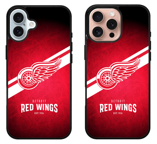 Detroit Red Wings NHL iPhone 16 | 16 Plus | 16 Pro | 16 Pro Max Case