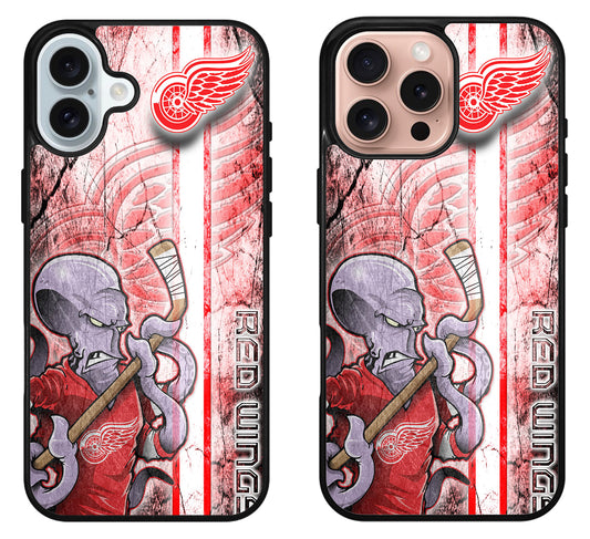 Detroit Red Wings Style iPhone 16 | 16 Plus | 16 Pro | 16 Pro Max Case