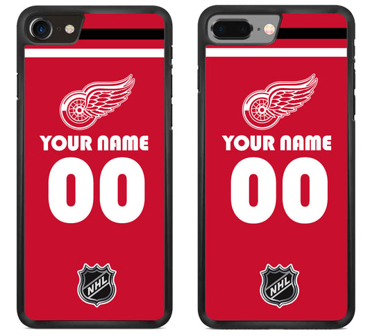 Custom Personalized Detroit Red Wings NHL iPhone 8 | 8 Plus Case