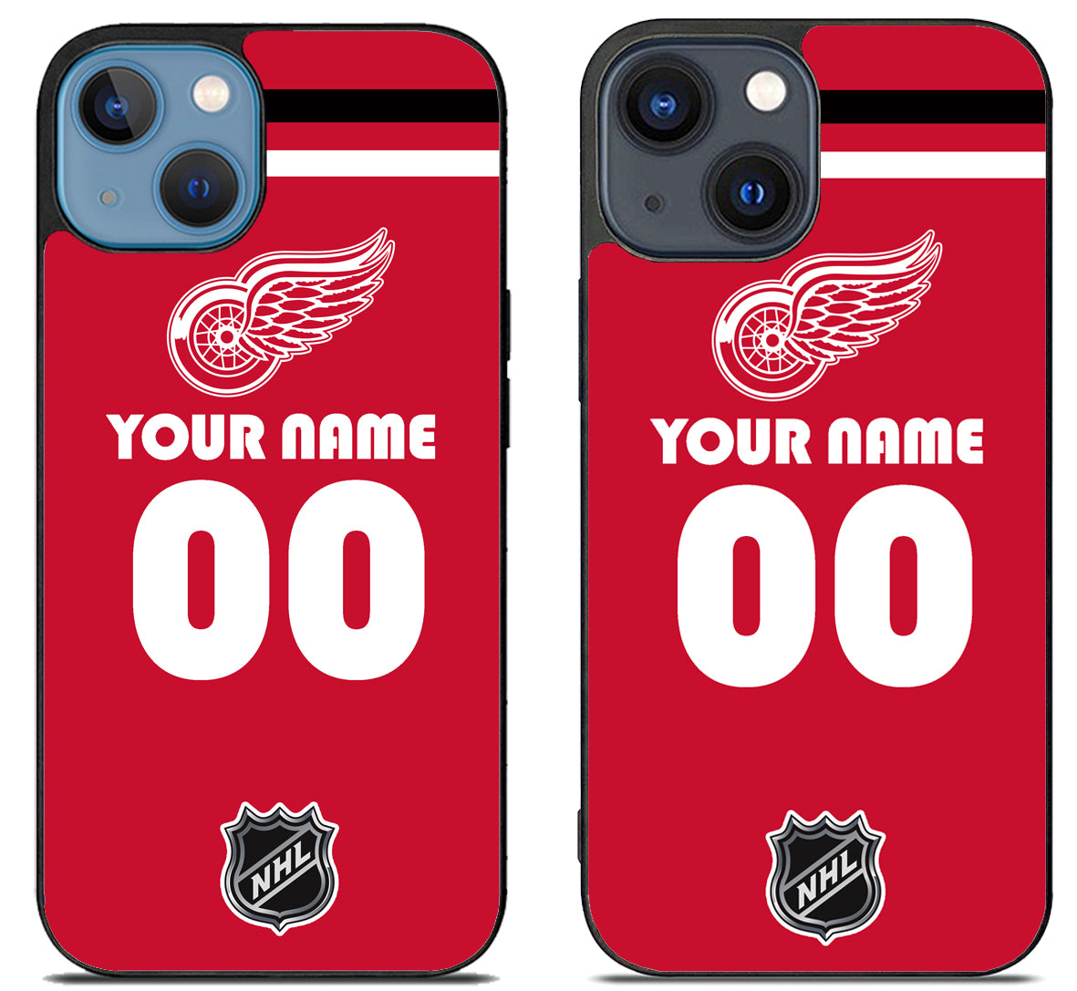 Custom Personalized Detroit Red Wings NHL iPhone 15 | iPhone 15 Plus Case
