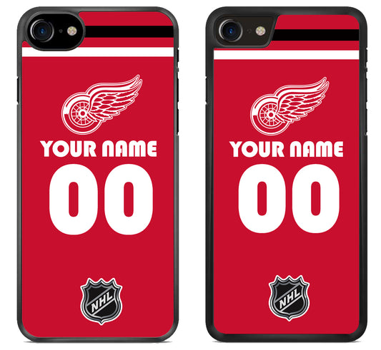 Custom Personalized Detroit Red Wings NHL iPhone SE 2020 | iPhone SE 2022 Case