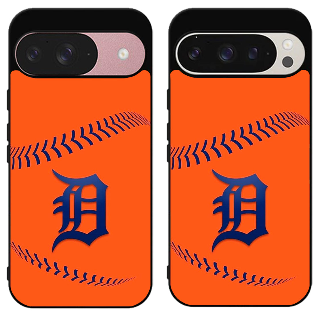 Detroit Tigers Baseball Orange Google Pixel 9 | 9 Pro | 9 Pro XL Case