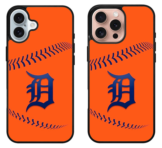 Detroit Tigers Baseball Orange iPhone 16 | 16 Plus | 16 Pro | 16 Pro Max Case