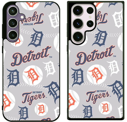 Detroit Tigers Collage Samsung Galaxy S25 | S25 Edge | S25 FE | S25 Plus | S25 Ultra Case