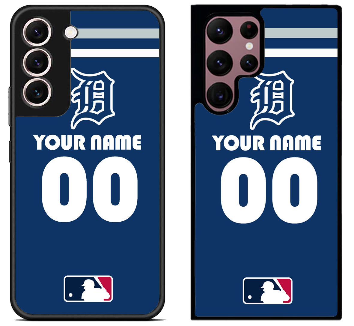 Custom Personalized Detroit Tigers MLB Samsung Galaxy S22 | S22+ | S22 Ultra Case