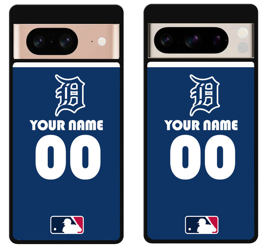 Custom Personalized Detroit Tigers MLB Google Pixel 8 | 8 Pro Case