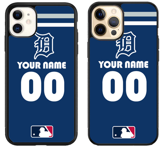 Custom Personalized Detroit Tigers MLB iPhone 12 | 12 Mini | 12 Pro | 12 Pro Max Case