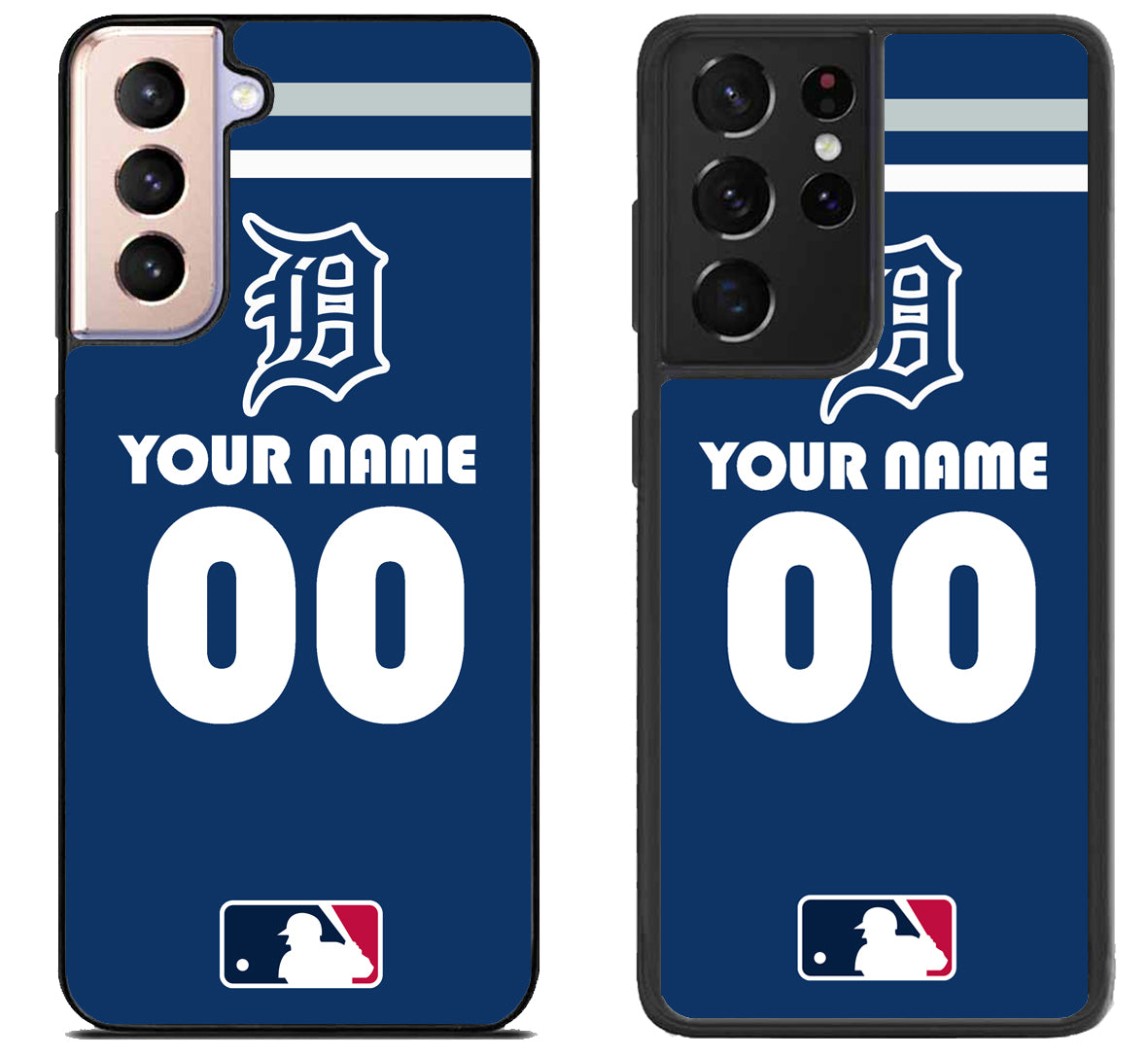 Custom Personalized Detroit Tigers MLB Samsung Galaxy S21 | S21 FE | S21+ | S21 Ultra Case