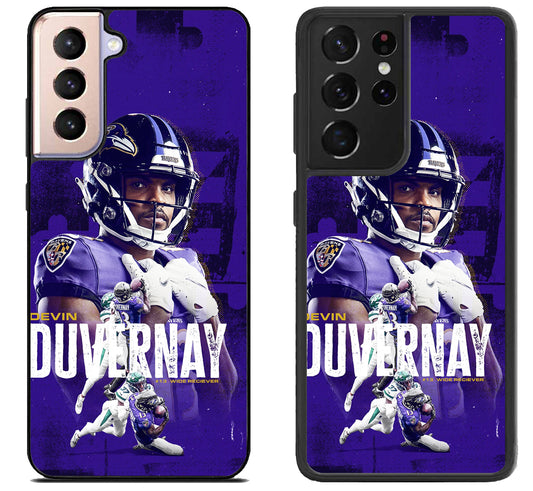 Devin Duvernay Baltimore Ravens Samsung Galaxy S21 | S21 FE | S21+ | S21 Ultra Case