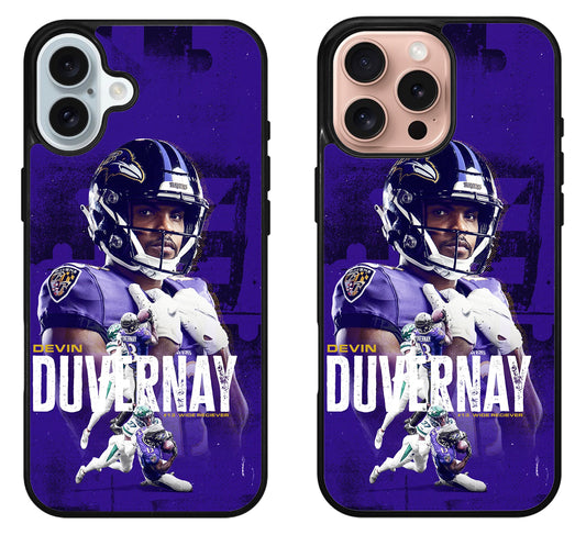 Devin Duvernay Baltimore Ravens iPhone 16 | 16 Plus | 16 Pro | 16 Pro Max Case
