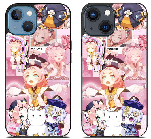 Diona Genshin Impact Collage iPhone 15 | iPhone 15 Plus Case