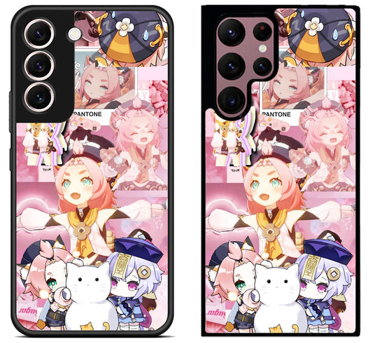 Diona Genshin Impact Collage Samsung Galaxy S22 | S22+ | S22 Ultra Case