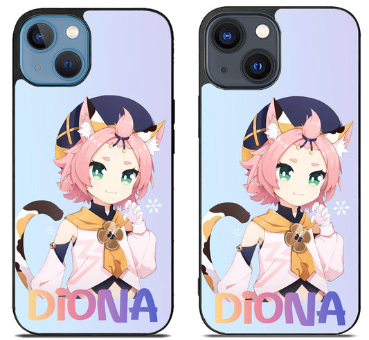 Diona Genshin Impact Cute iPhone 15 | iPhone 15 Plus Case