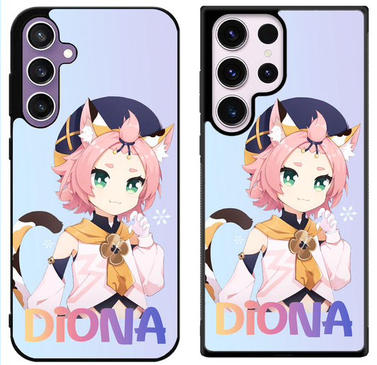 Diona Genshin Impact Cute Samsung Galaxy S24 | S24+ | S24 Ultra Case