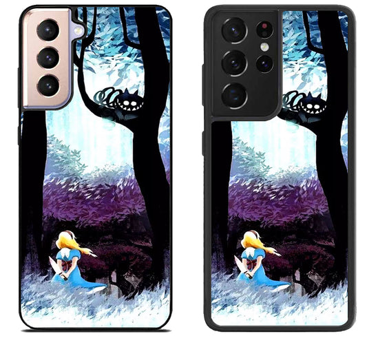 Disney Alice in Wonderland Background Samsung Galaxy S21 | S21 FE | S21+ | S21 Ultra Case