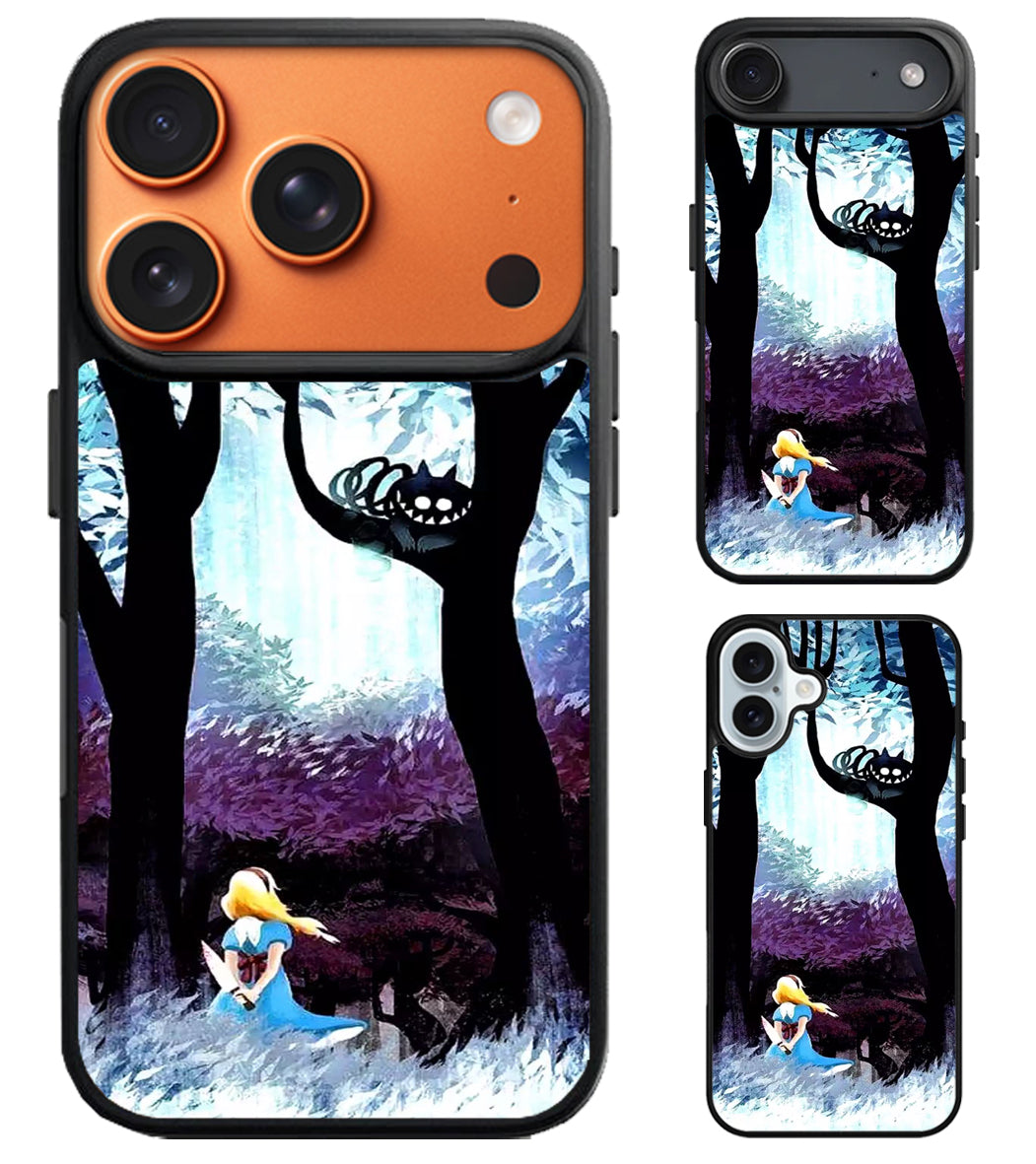 Disney Alice in Wonderland Background iPhone Air | iPhone 17 | 17 Pro | 17 Pro Max Case