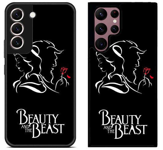 Disney Beauty And The Beast Black Samsung Galaxy S22 | S22+ | S22 Ultra Case