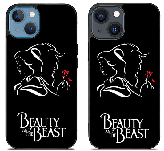 Disney Beauty And The Beast Black iPhone 15 | iPhone 15 Plus Case