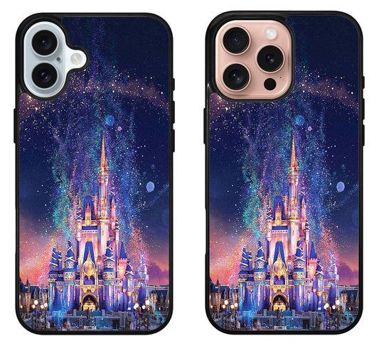 Disney Castle in Tangled iPhone 16 | 16 Plus | 16 Pro | 16 Pro Max Case