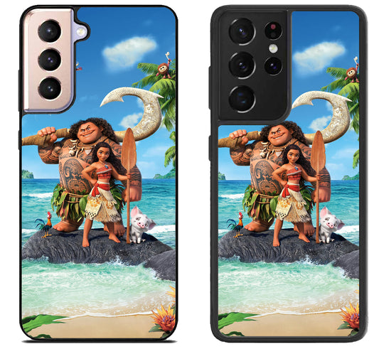 Disney Moana On the Beach Samsung Galaxy S21 | S21 FE | S21+ | S21 Ultra Case