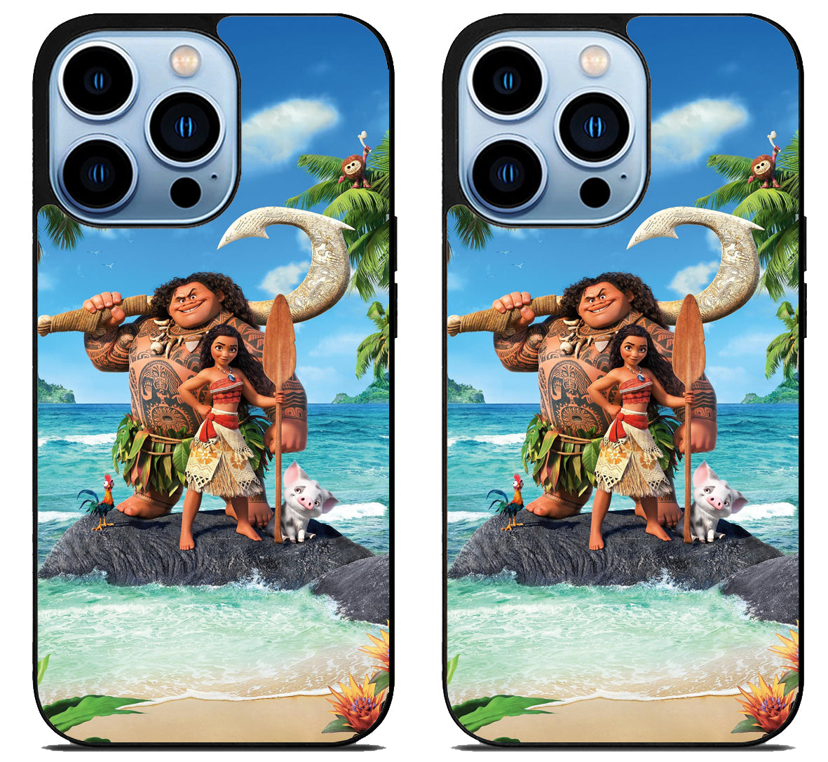 Disney Moana On the Beach iPhone 15 Pro | iPhone 15 Pro Max Case
