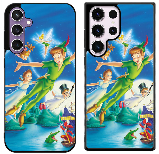 Disney Peter Pan Wallpaper Samsung Galaxy S24 | S24+ | S24 Ultra Case