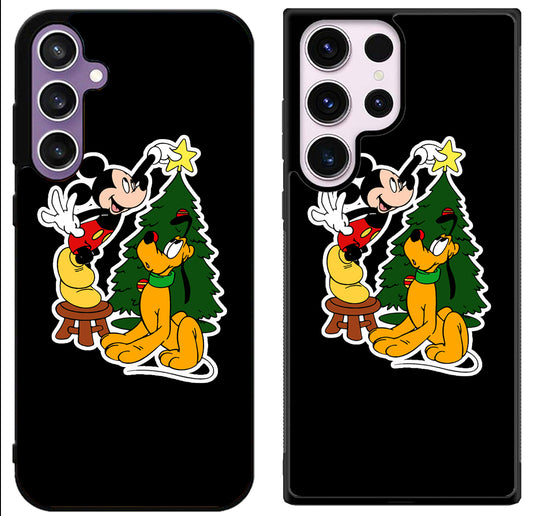 Disney Pluto Mickey Mouse Christmas Samsung Galaxy S24 | S24+ | S24 Ultra Case