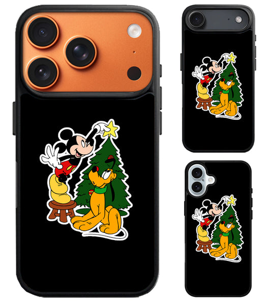 Disney Pluto Mickey Mouse Christmas iPhone Air | iPhone 17 | 17 Pro | 17 Pro Max Case