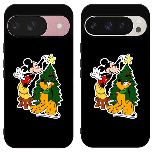 Disney Pluto Mickey Mouse Christmas Google Pixel 9 | 9 Pro | 9 Pro XL Case