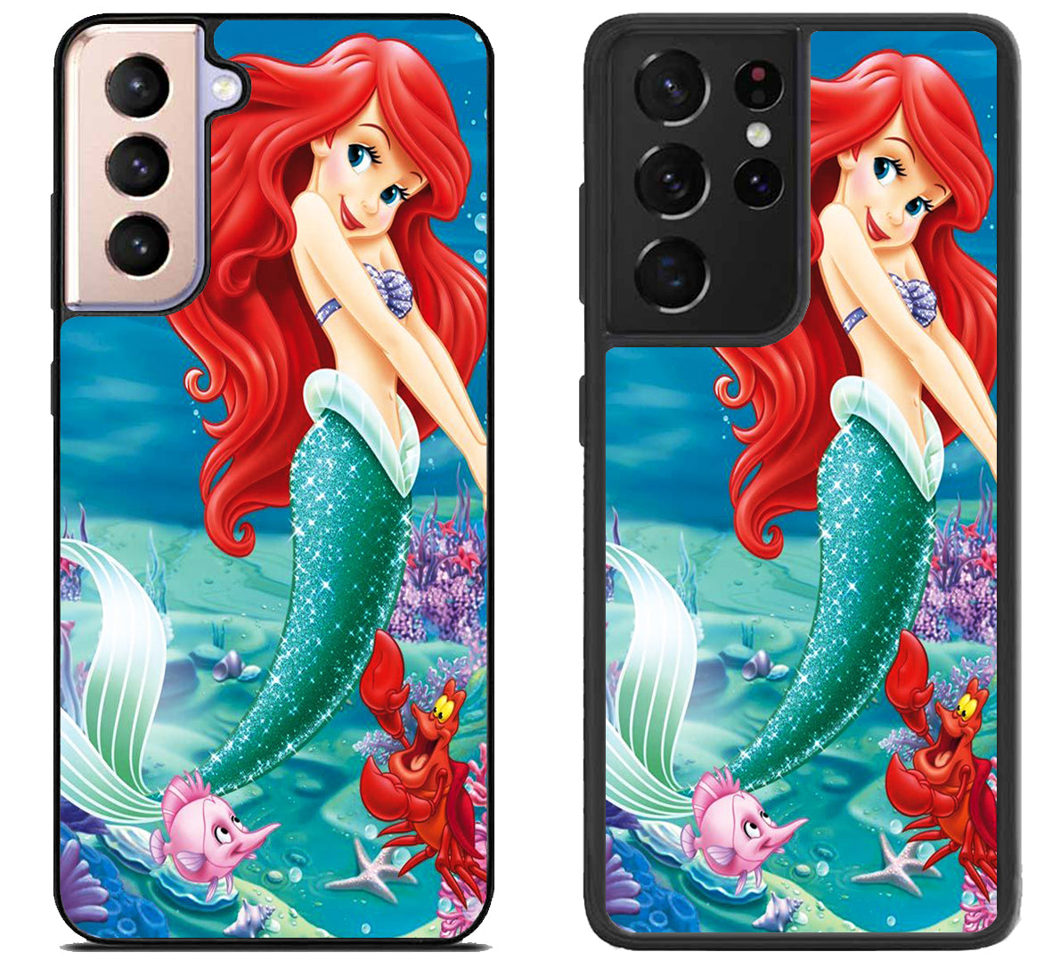 Disney Princess Ariel Mermaid Samsung Galaxy S21 | S21 FE | S21+ | S21 Ultra Case