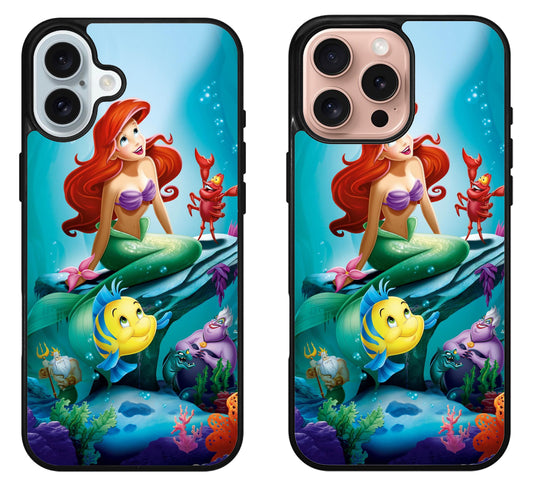 Disney Princess Ariel The Little Mermaid iPhone 16 | 16 Plus | 16 Pro | 16 Pro Max Case