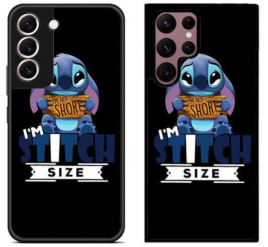 Disney Stitch Im Not Short Samsung Galaxy S22 | S22+ | S22 Ultra Case