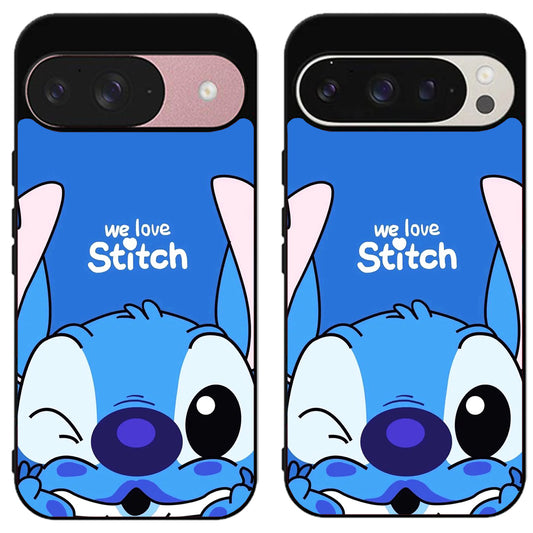 Disney Stitch We Love Stitch Google Pixel 9 | 9 Pro | 9 Pro XL Case