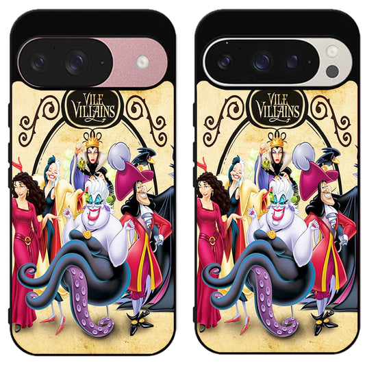 Disney Villains Background Google Pixel 9 | 9 Pro | 9 Pro XL Case