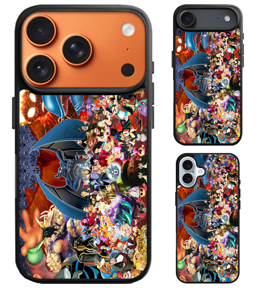 Disney Villains Wallpaper Cover iPhone Air | iPhone 17 | 17 Pro | 17 Pro Max Case