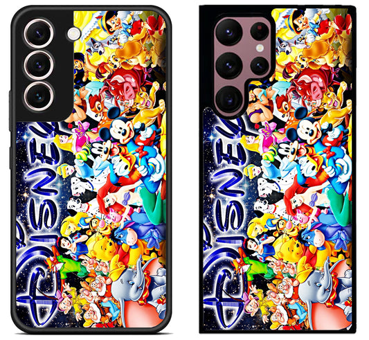 Disney all characters Wallpaper Samsung Galaxy S22 | S22+ | S22 Ultra Case