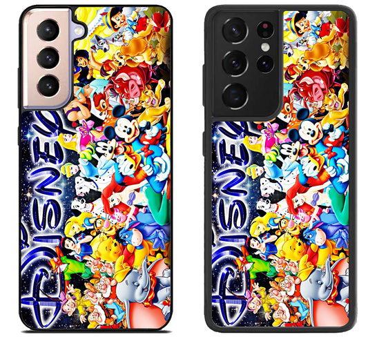 Disney all characters Wallpaper Samsung Galaxy S21 | S21 FE | S21+ | S21 Ultra Case