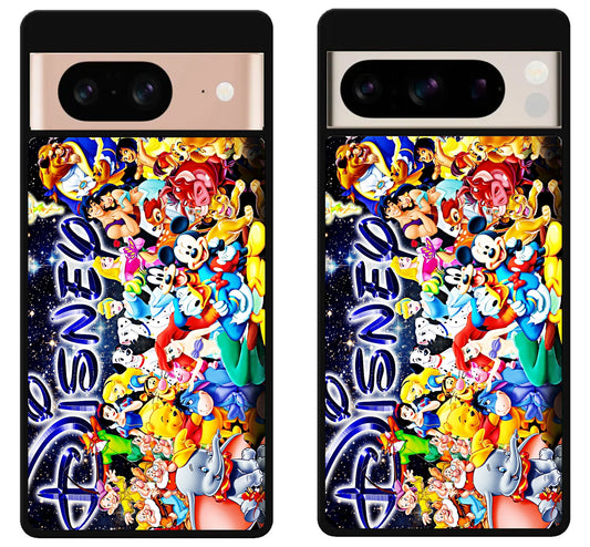 Disney all characters Wallpaper Google Pixel 8 | 8 Pro Case
