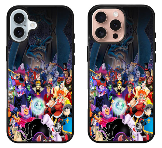 Disney villains Wallpaper iPhone 16 | 16 Plus | 16 Pro | 16 Pro Max Case