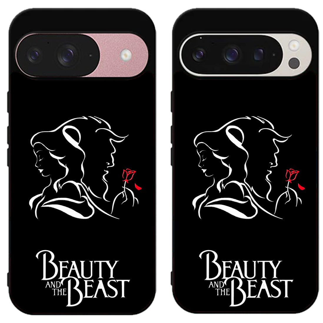 Disney Beauty And The Beast Black Google Pixel 9 | 9 Pro | 9 Pro XL Case