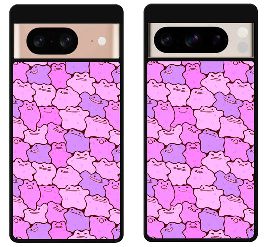 Ditto Pokemon Collage Google Pixel 8 | 8 Pro Case
