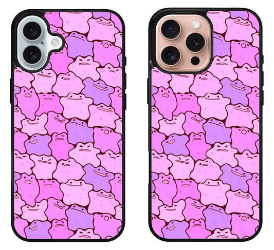 Ditto Pokemon Collage iPhone 16 | 16 Plus | 16 Pro | 16 Pro Max Case