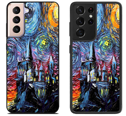 Doctor Who Tardis Van Gogh Samsung Galaxy S21 | S21 FE | S21+ | S21 Ultra Case