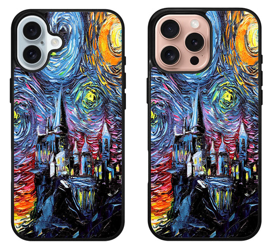 Doctor Who Tardis Van Gogh iPhone 16 | 16 Plus | 16 Pro | 16 Pro Max Case
