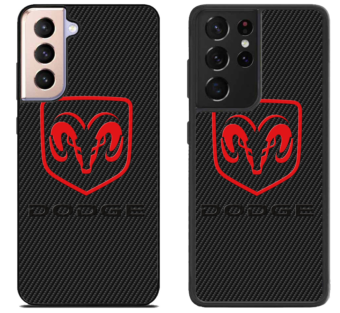 Dodge Black Carbon Samsung Galaxy S21 | S21 FE | S21+ | S21 Ultra Case