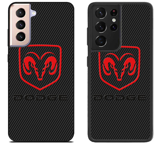 Dodge Black Carbon Samsung Galaxy S21 | S21 FE | S21+ | S21 Ultra Case